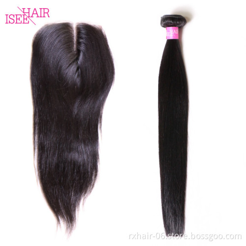 Closure 4X4 Brazilian Straight Closure Hair Raw Unprocessed Virgin Brazilian Hair